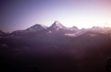 Vista serralada Annapurnes